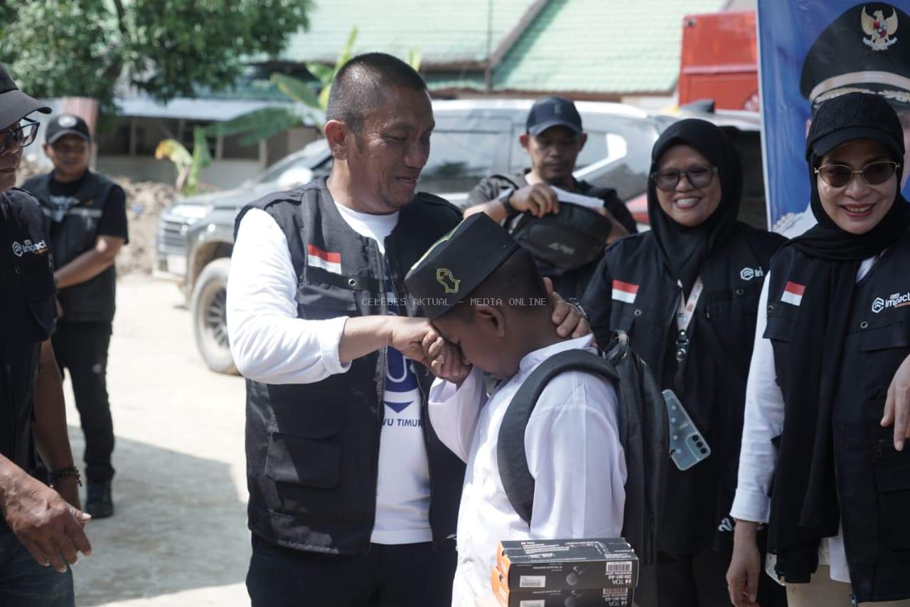 Bupati Luwu Timur Santuni Anak Yatim Korban Bencana Banjir di Aceh Tamiang