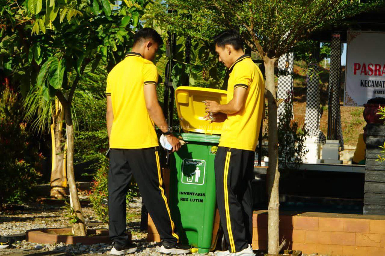 Kapolres Luwu Timur Instruksikan Personel Jaga Kebersihan Kantor