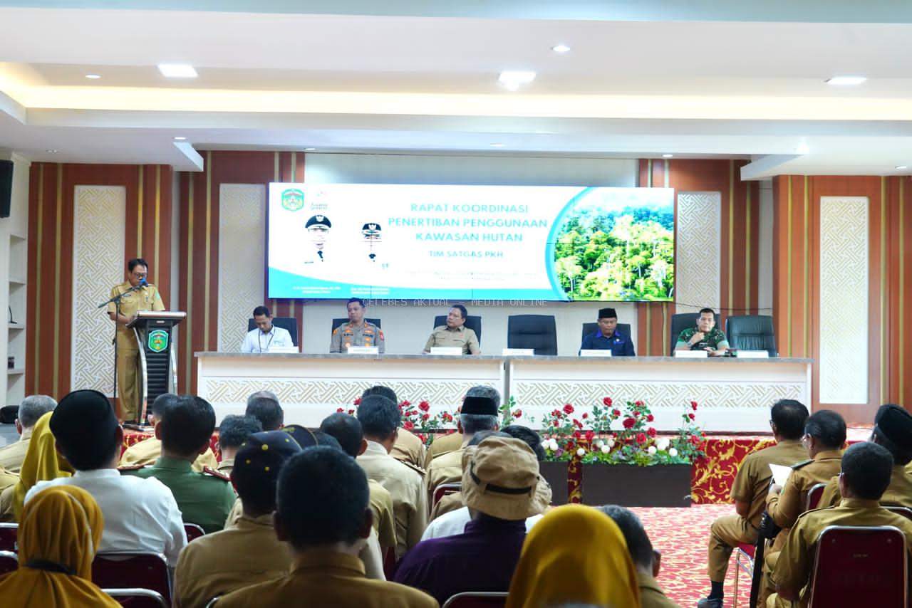 Pemkab Lutim Gelar Rakor Penertiban Penggunaan Kawasan Hutan