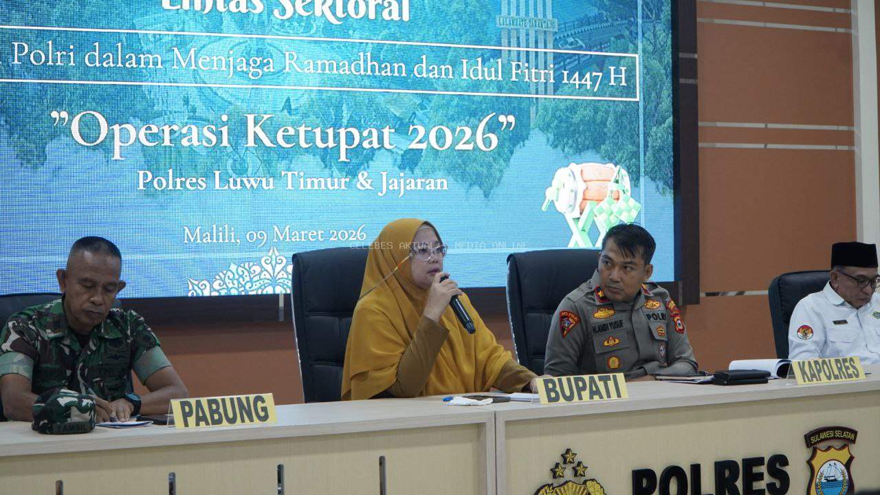 Rakor Lintas Sektoral, Polres Luwu Timur Mantapkan Operasi Ketupat 2026