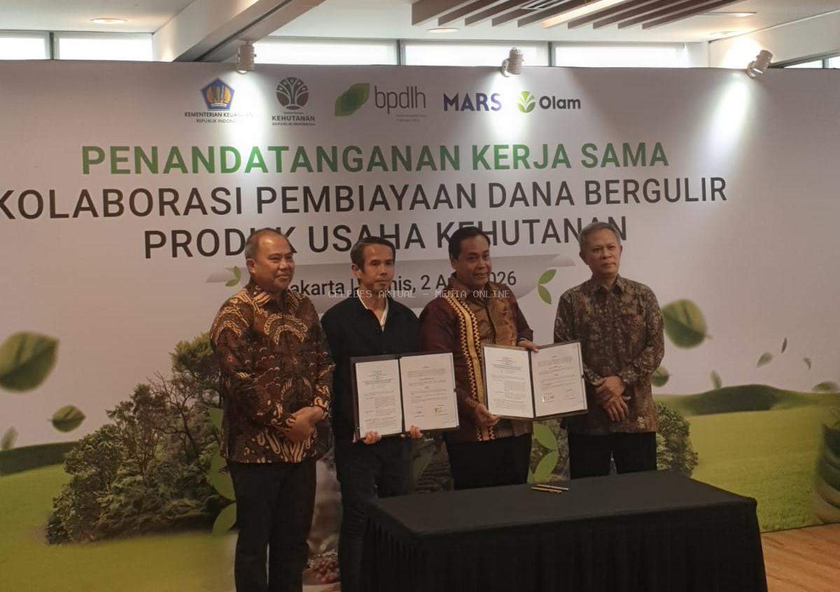 Sekda Lutim Saksikan Penandatanganan Kerja Sama BPDLH–Mars, Dorong Pembiayaan Hijau untuk Petani Kakao