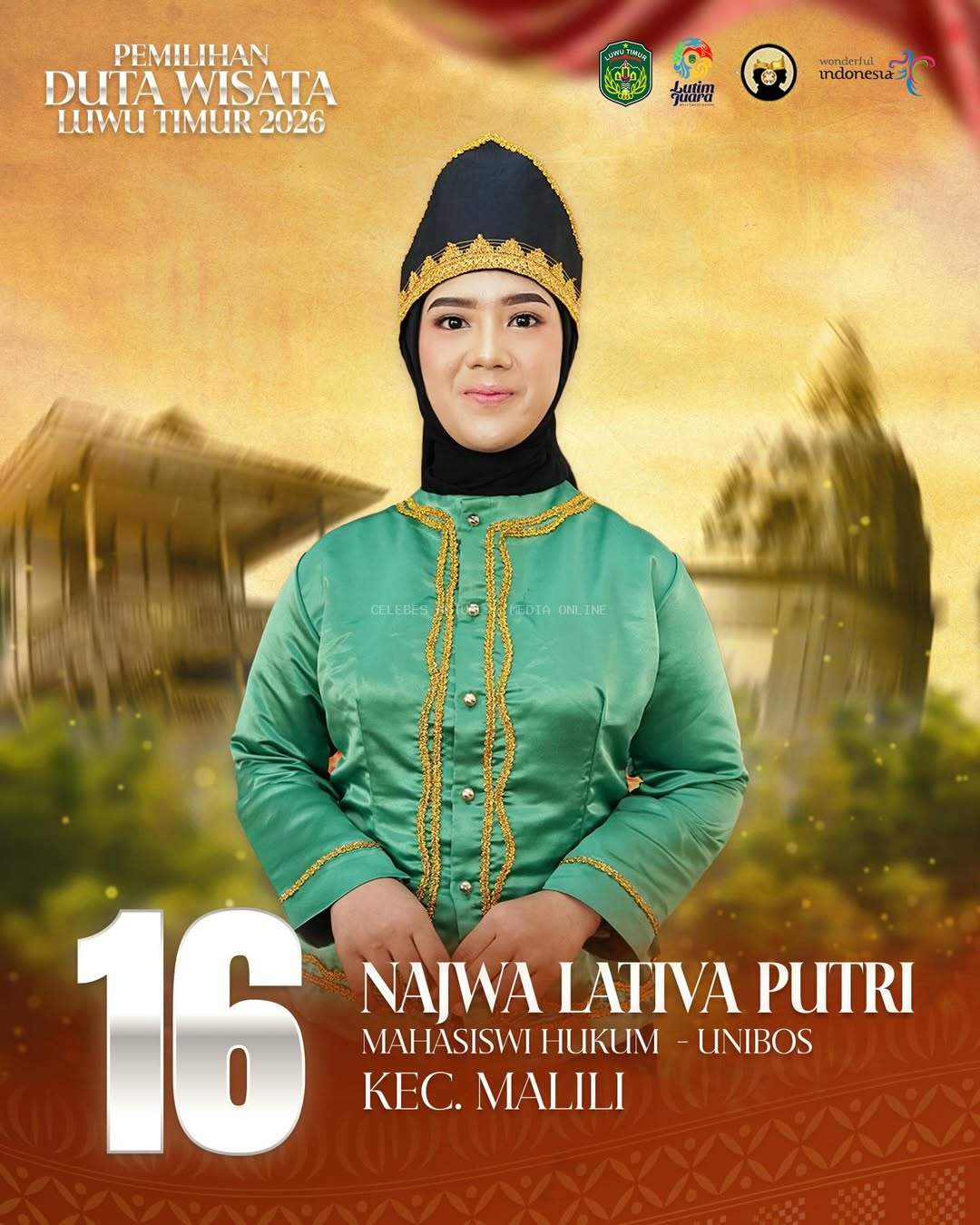 Najwa Lativa Putri, Wajah Muda Malili yang Siap Angkat Pariwisata Luwu Timur