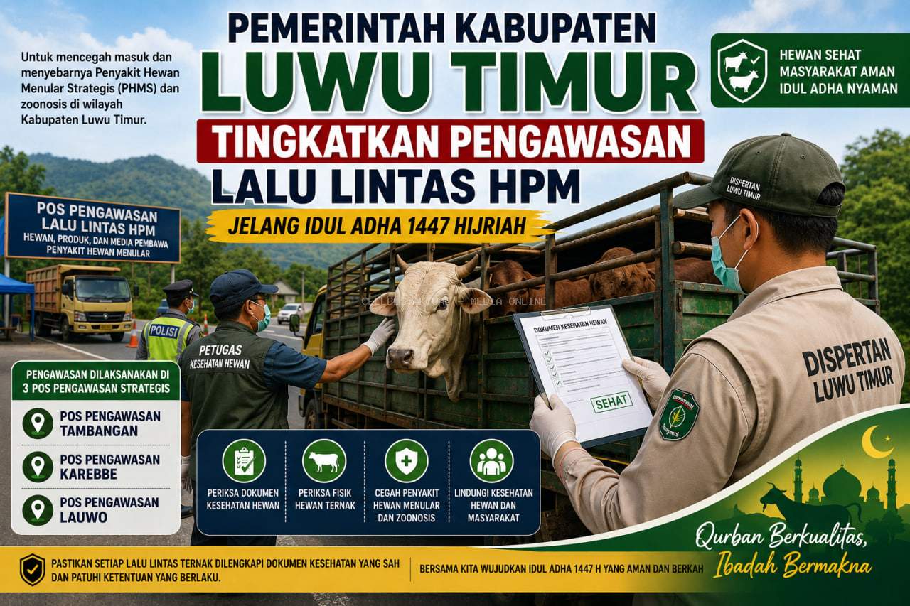 Pemerintah Kabupaten Luwu Timur Tingkatkan Pengawasan Lalu Lintas HPM Jelang Idul Adha 1447 Hijriah