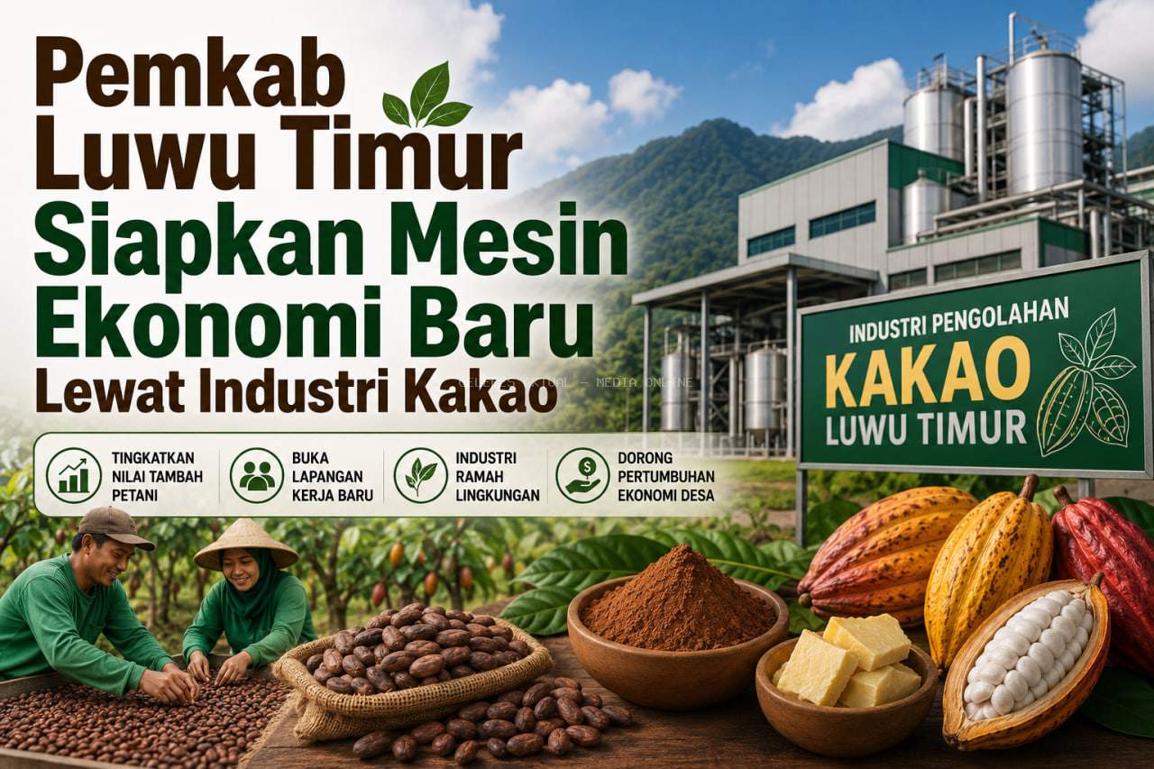 Pemkab Luwu Timur Siapkan Mesin Ekonomi Baru Lewat Industri Kakao