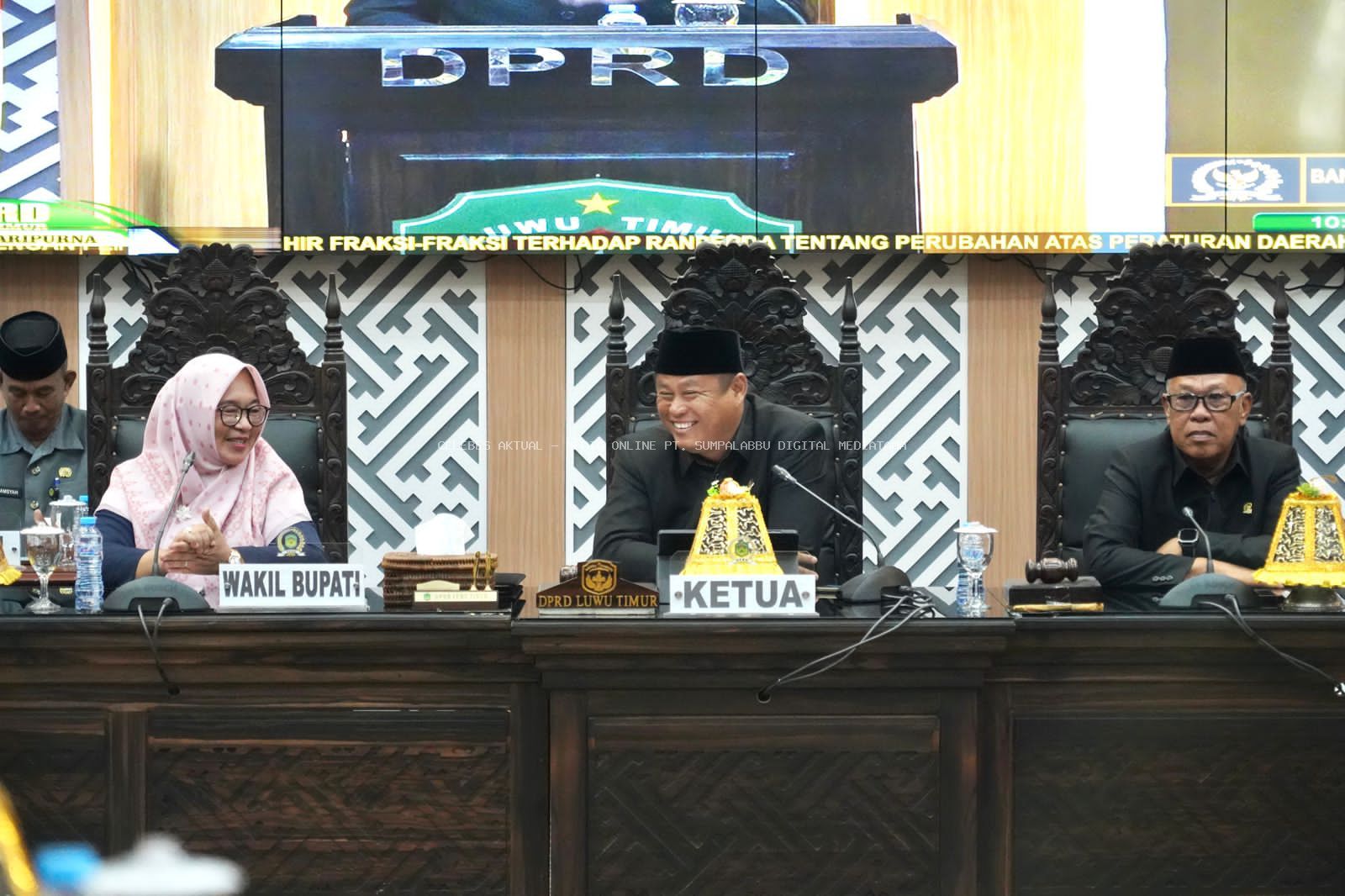 Lima Fraksi Setujui Ranperda Perumdam Waemami, Wabup Lutim : Demi Peningkatan Layanan Air Masyarakat