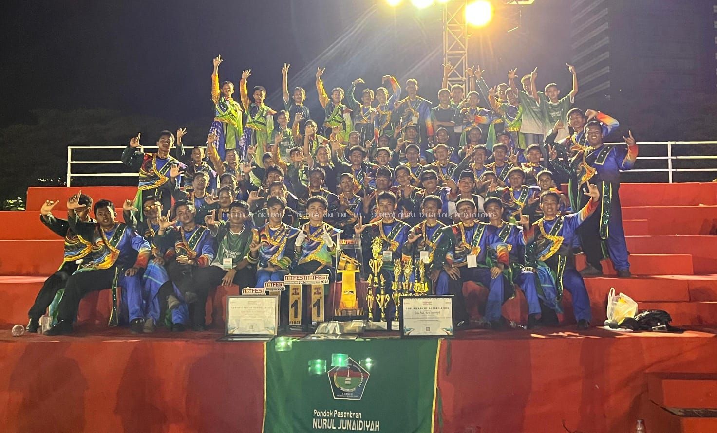 Harumkan Nama Lutim, Marching Band Ponpes Nurul Junaidiyah Lauwo Juara Umum di MIMFEST 2026 ‎