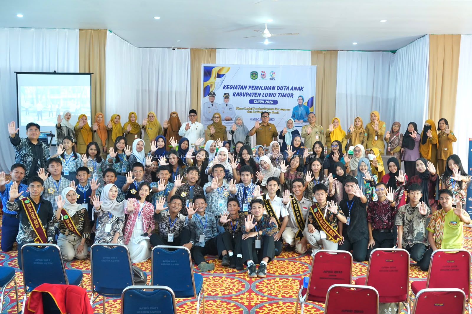 Harisah Suhardjo Apresiasi Semangat Pelajar di Kongres Anak Luwu Timur