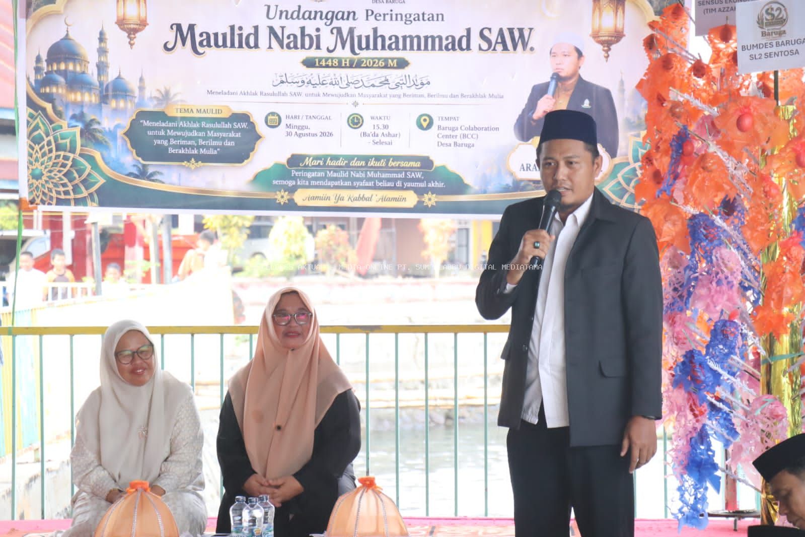 Harisah Suharjo Ajak Pemuda Baruga Teladani Akhlak Rasulullah SAW