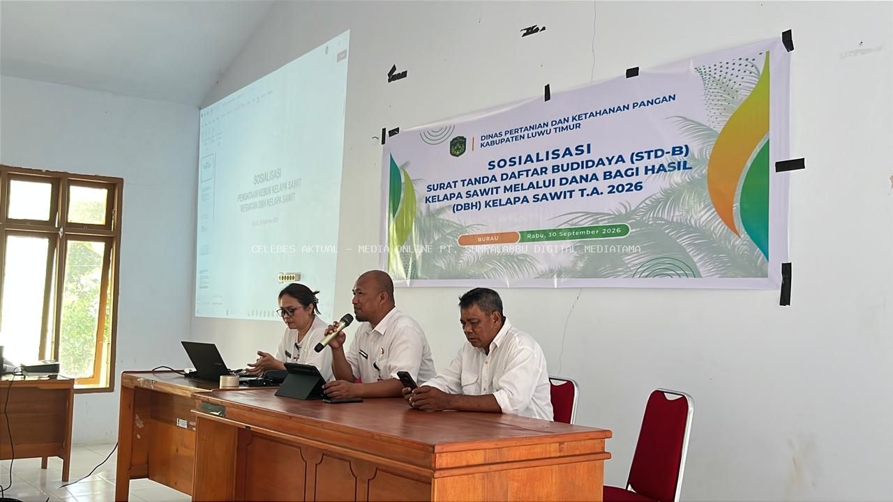 Pemkab Luwu Timur Perkuat Tertib Administrasi Perkebunan Sawit melalui Sosialisasi STD-B